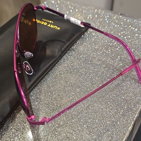 Kurt Geiger London Shoreditch Aviator Sunglasses - Picture 9 of 10